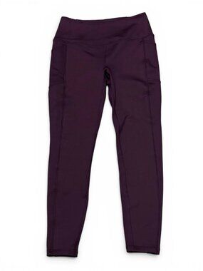 Spyder Active Purple High Waist Fleece Lined Athletic Leggings - Size Medium